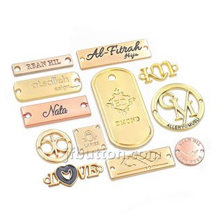 Plaques de logotip de metall per a bosses