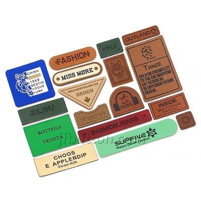 Patch de logotip de cuir faux per a la roba