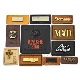 Etiquetes de roba de cuir