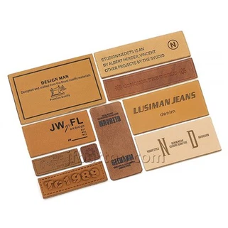 Etiquetes de cuir per a texans