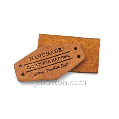 Mini etiquetes de cuir de debats per a barret