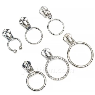 Tiradors de cremallera d'anell