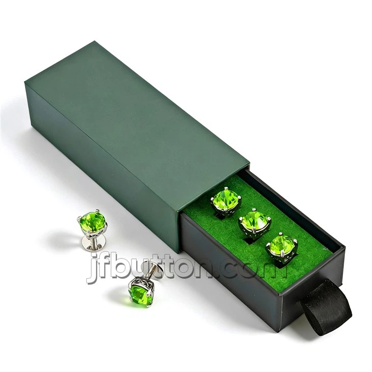 Butang Baju Melayu Peridot Green factory