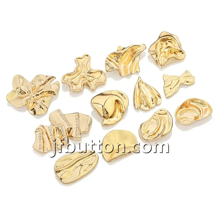 Botons d'abric d'or inspirats