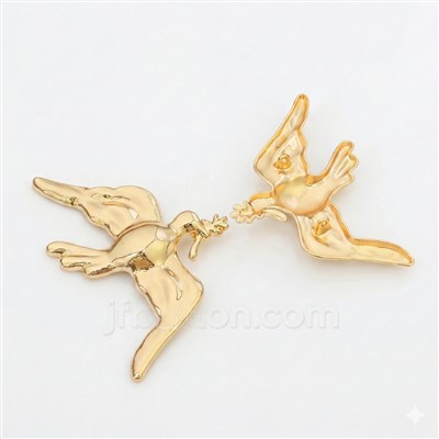 Botó de canya de la coloma de la pau