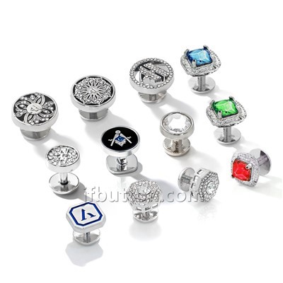 Tacs de camisa de pedreria