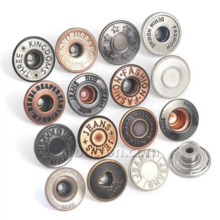 Botons de jeans de coure